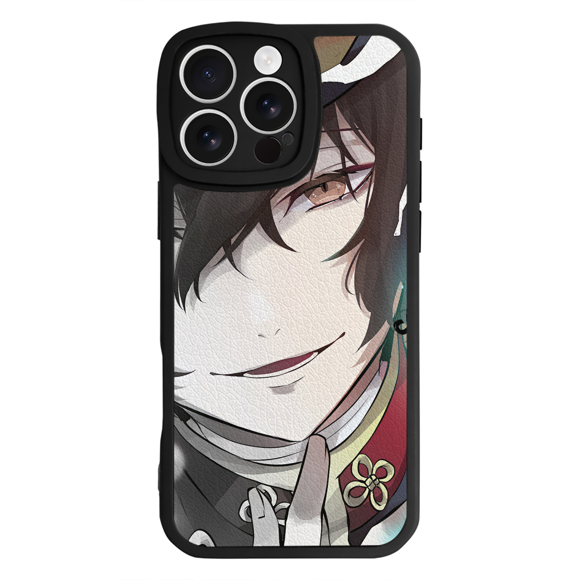 （画像用） 文豪ストレイドッグス Bungo Stray Dogs 【iPhone 16シリーズ対応】シリコンスマホケース（レザー調） 材質：シリコン